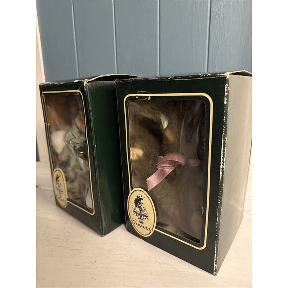 Geppeddo Cuddle Kids Baby Cat Elephant Anthropomorphic Porcelain Face Plush Doll - Picture 8 of 8